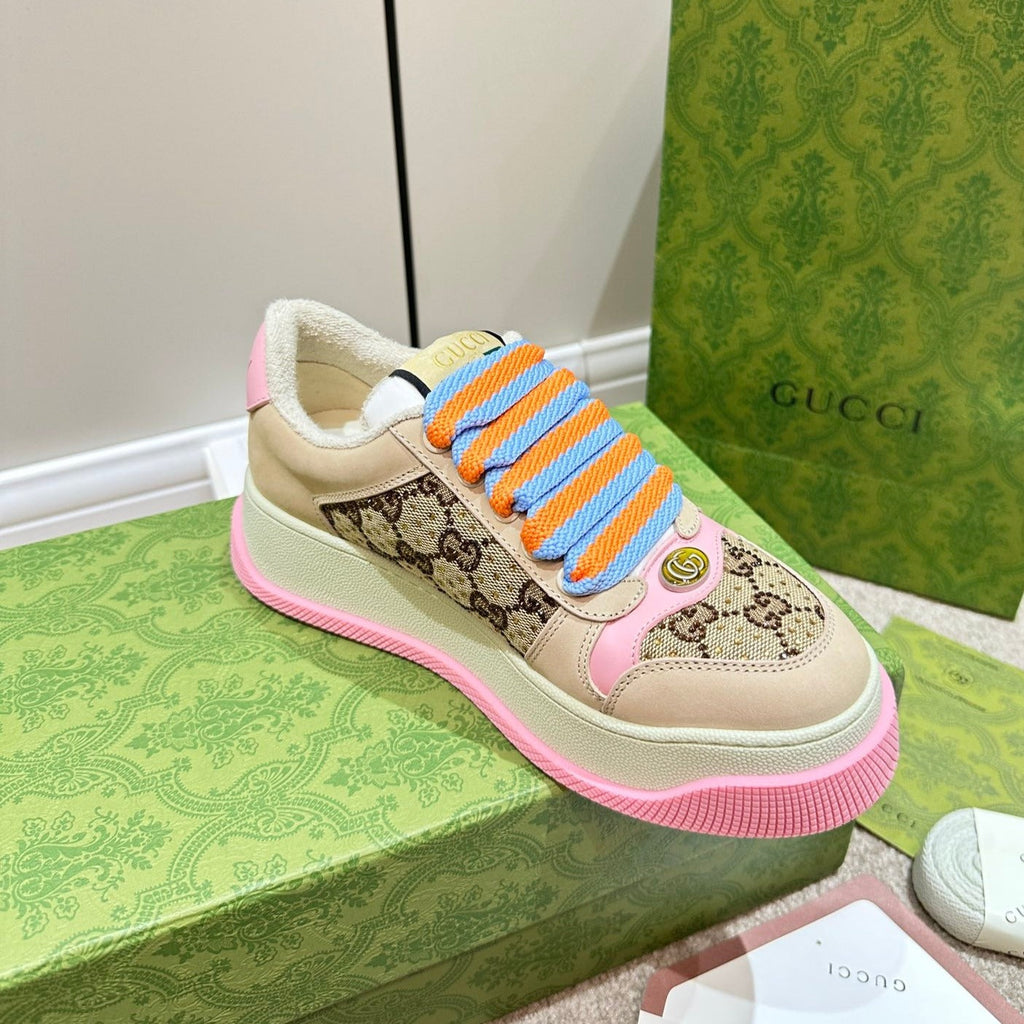 GUCCI Screener Sneaker Pink Fuscia