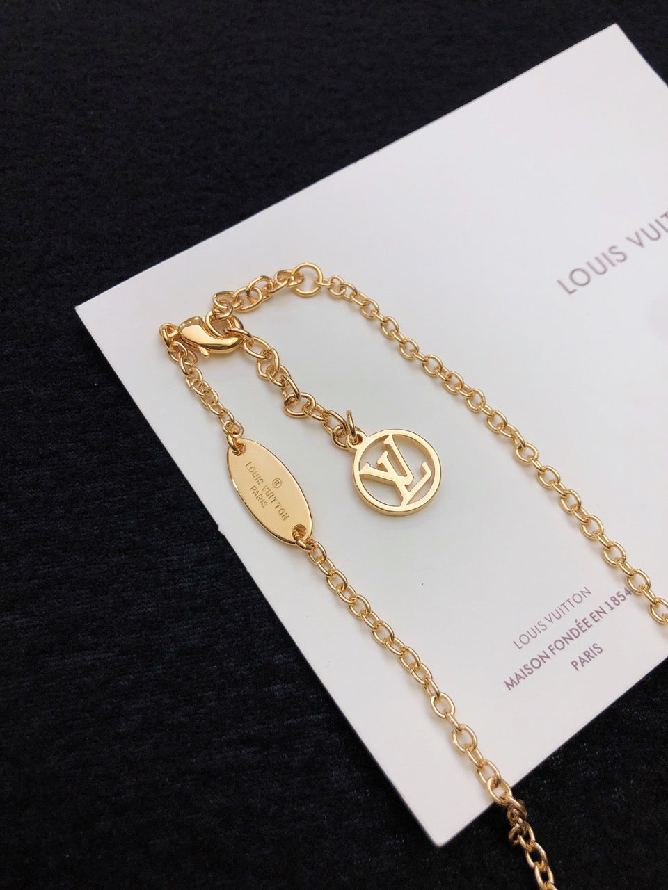18K Louis Vuitton Gram Necklace