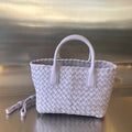 BOTTEGA VENETA MINI CABAT 20 IN LILAC PURPLE LAMBSKIN