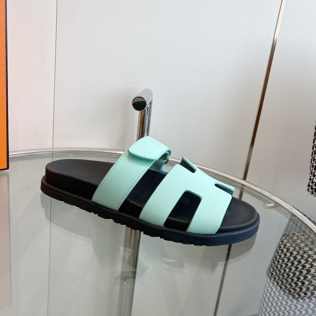 HERMES CHYPRE EPSOM Sandal Light Tf Leather