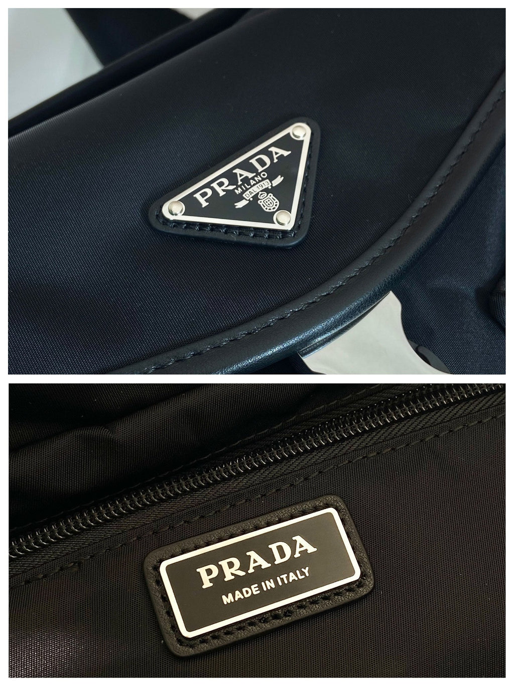 PRADA BELT BAG 27 IN BLACK RE-NYLON