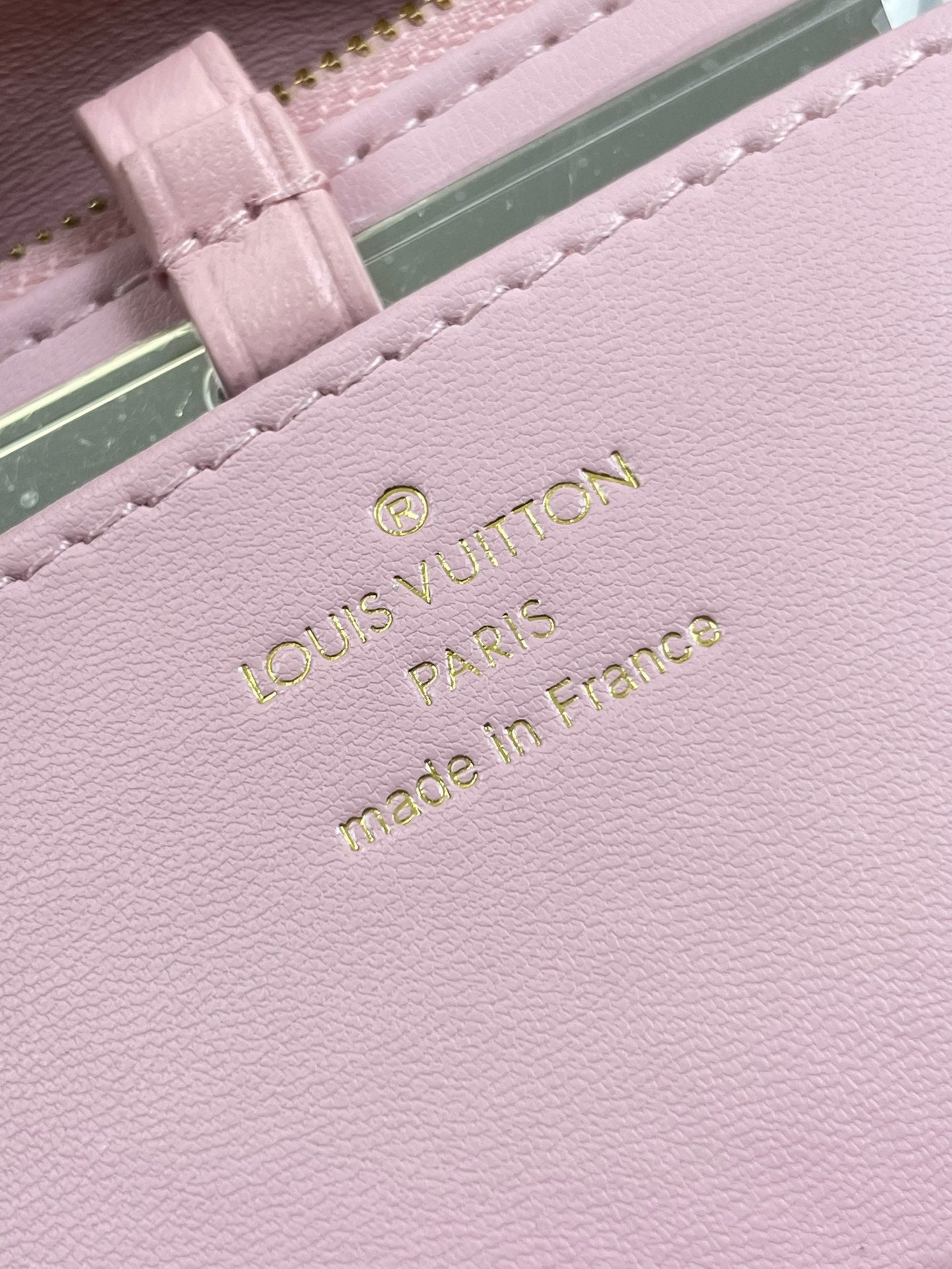 LOUIS VUITTON GO-14 MM 23 IN FRAMBOISE QUILTED LAMBSKIN GOLD HARDWARE