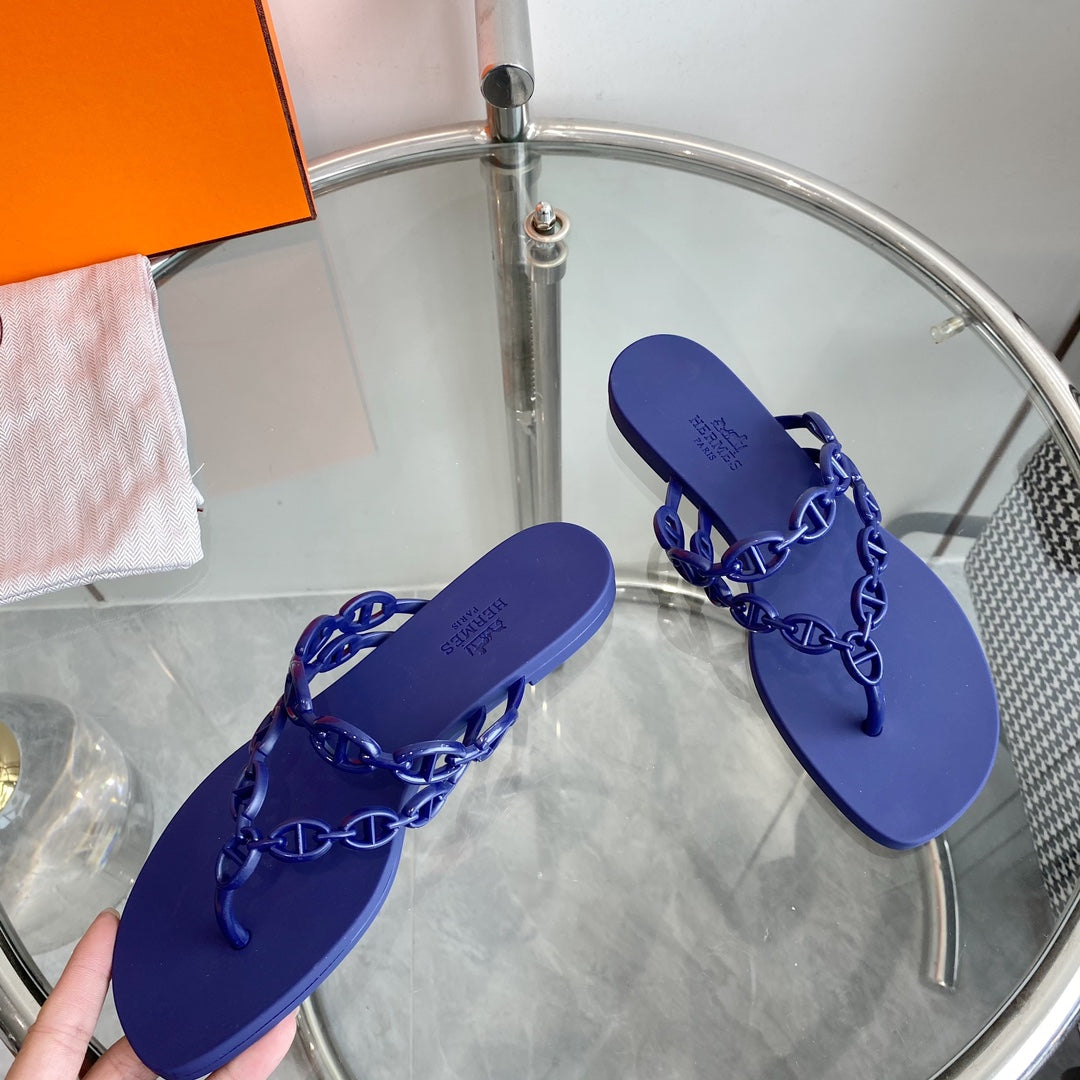 HERMES ISLAND SANDAL BERRY PVC WATERPROOF