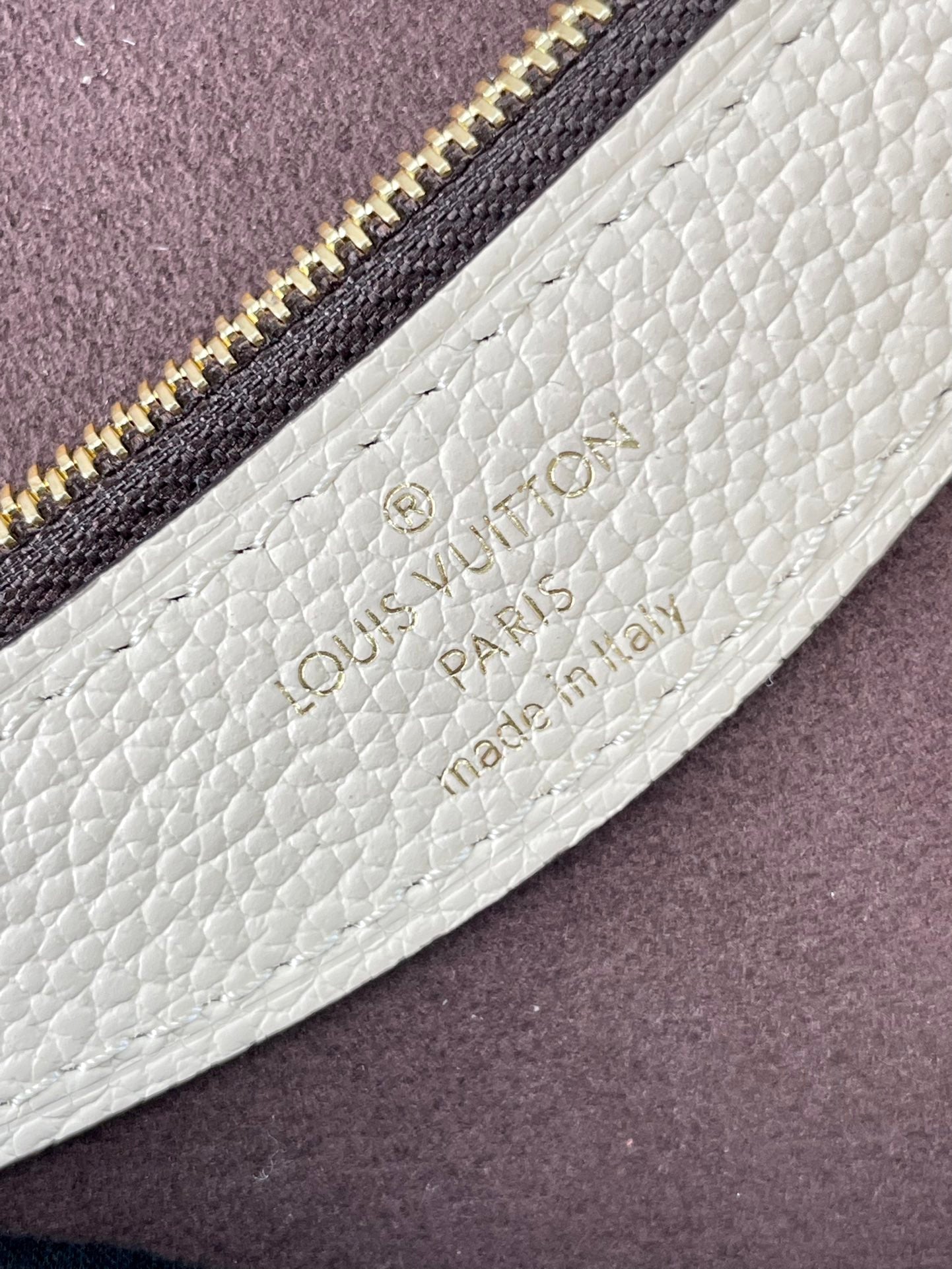 LOUIS VUITTON DIANE 23 IN CREAM MONOGRAM EMPREINTE LEATHER