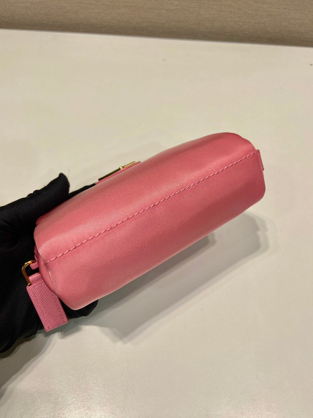 PRADA CLUTCH 12 IN CANDY PINK RE-NYLON