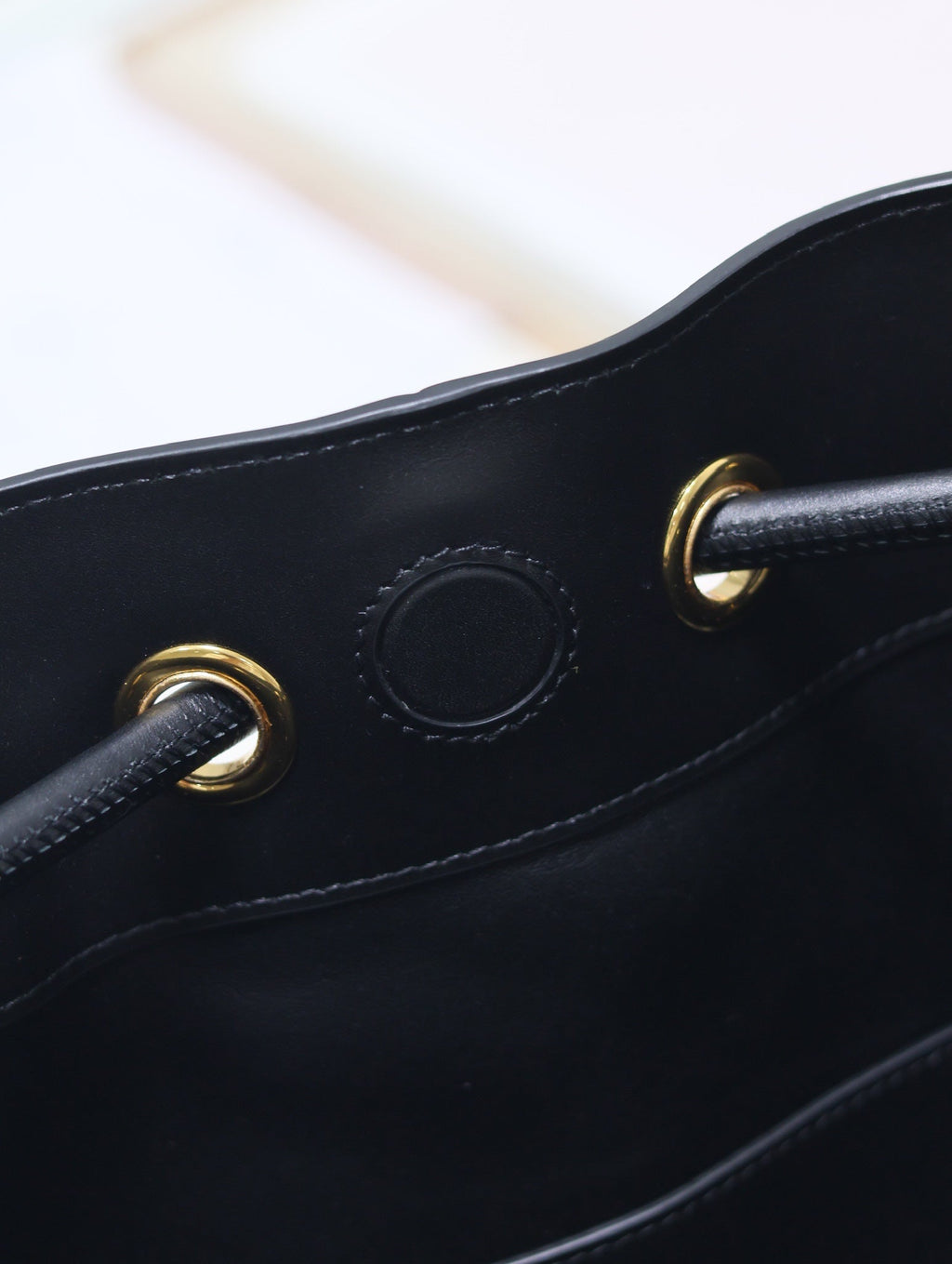 DIOR MEDIUM 34 NOLITA BAG IN BLACK SMOOTH CALFSKIN