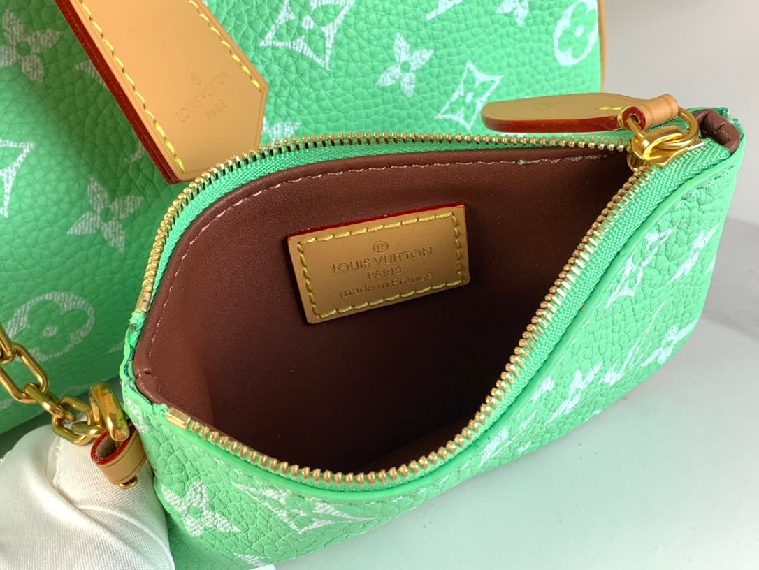 LOUIS VUITTON SPEEDY P9 BANDOULIÈRE 25 IN EMERALD GREEN MONOGRAM CALFSKIN