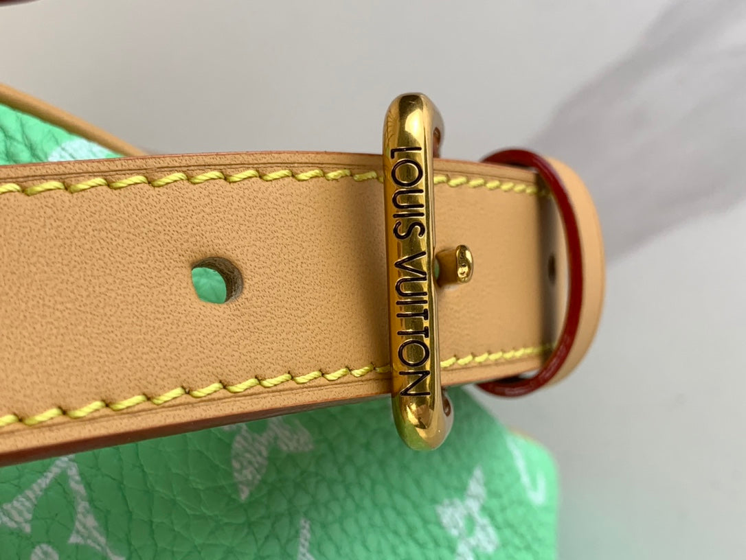 LOUIS VUITTON SPEEDY P9 BANDOULIÈRE 25 IN EMERALD GREEN MONOGRAM CALFSKIN
