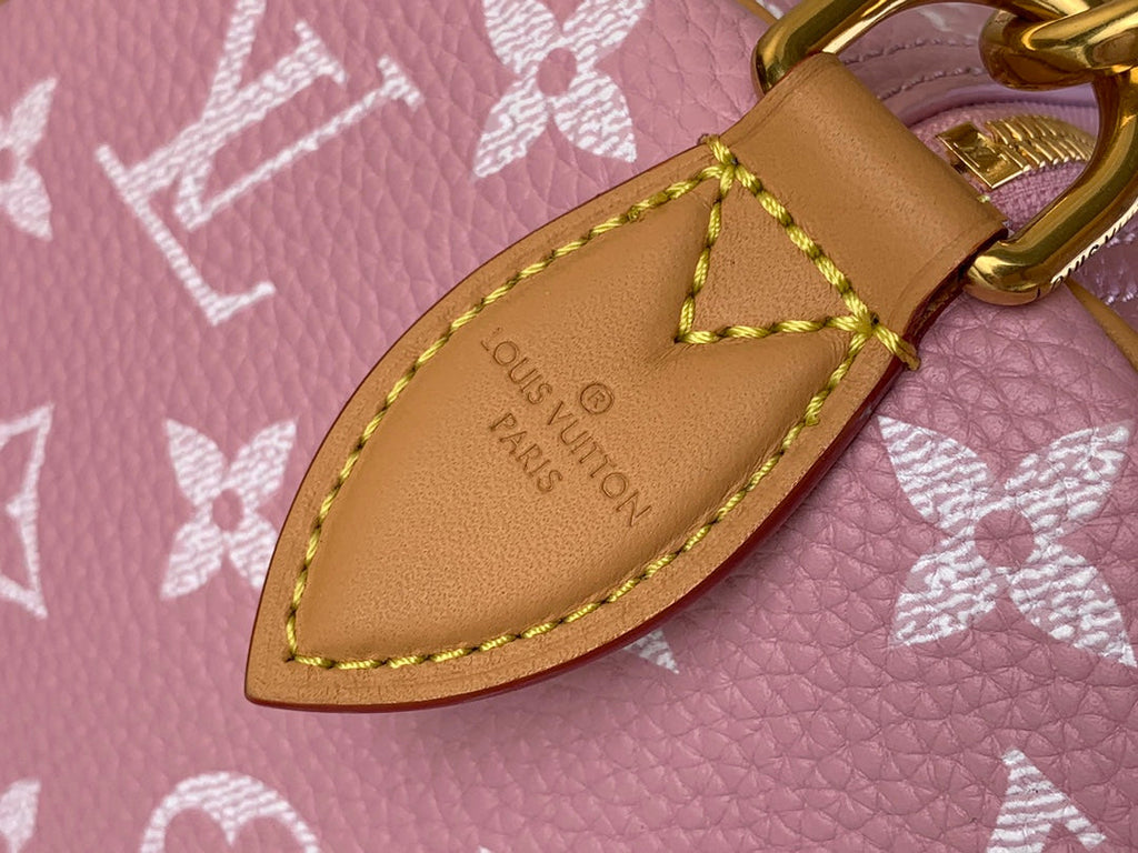 LOUIS VUITTON SPEEDY P9 BANDOULIÈRE 40 IN FLAMINGO PINK MONOGRAM CALFSKIN