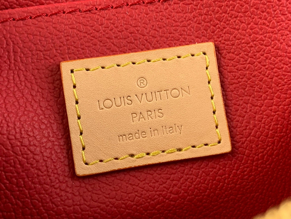 LOUIS VUITTON COSMETIC POUCH PM 19 IN BROWN DAMIER EBENE CANVAS