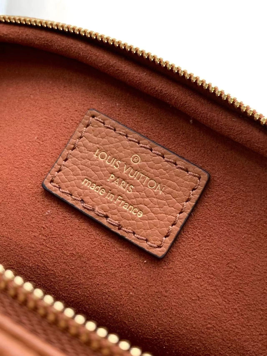 LOUIS VUITTON MINI BUMBAG 17 IN COGNAC MONOGRAM EMPREINTE LEATHER GOLD HARDWARE