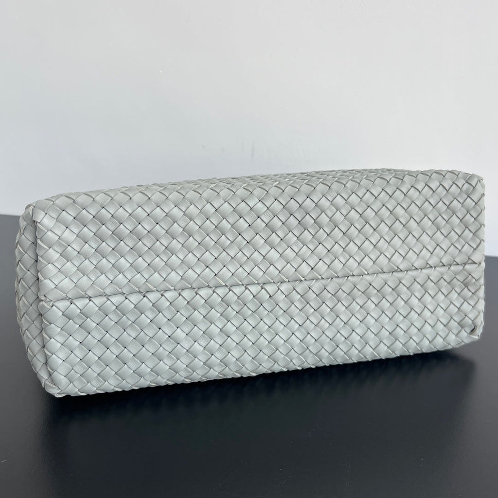 BOTTEGA VENETA LARGE CABAT 51 IN RHINO GRAY LAMBSKIN