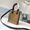 LOUIS VUITTON LV PETIT SAC PLAT MONOGRAM COATED CANVAS