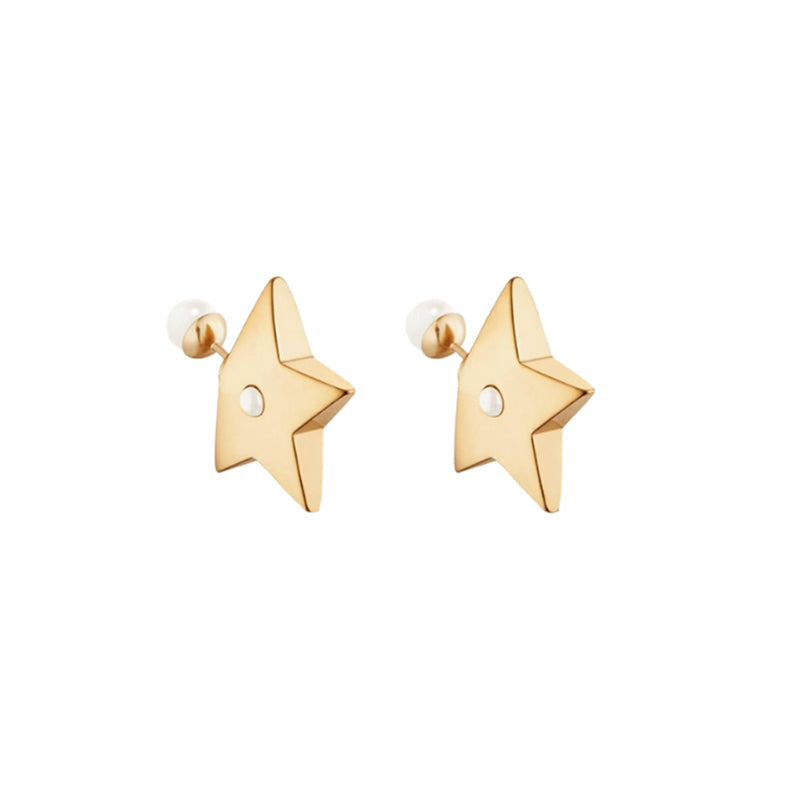 18K Dior Tribales Star Earrings
