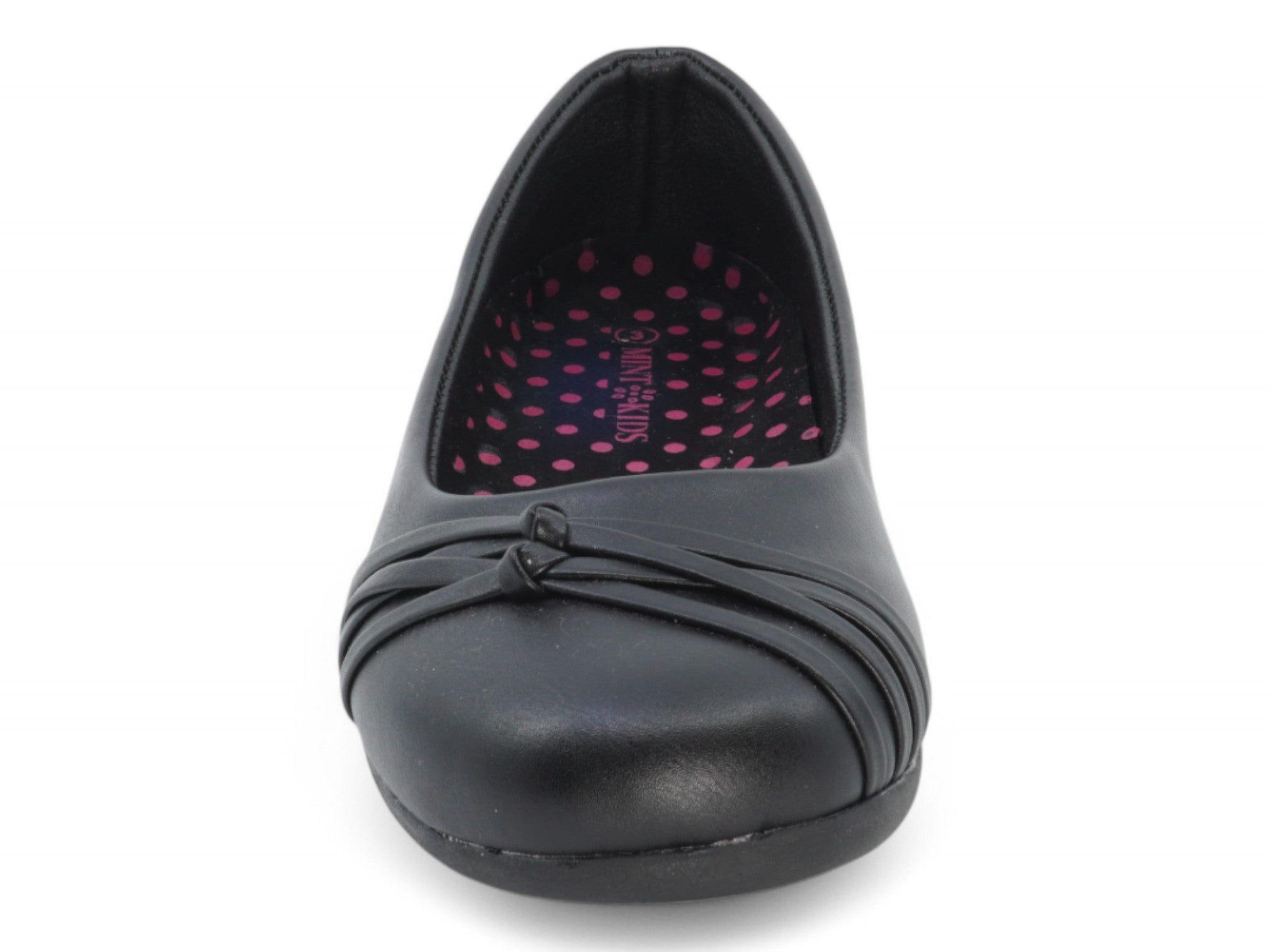Girls` Black Addison School Shoe