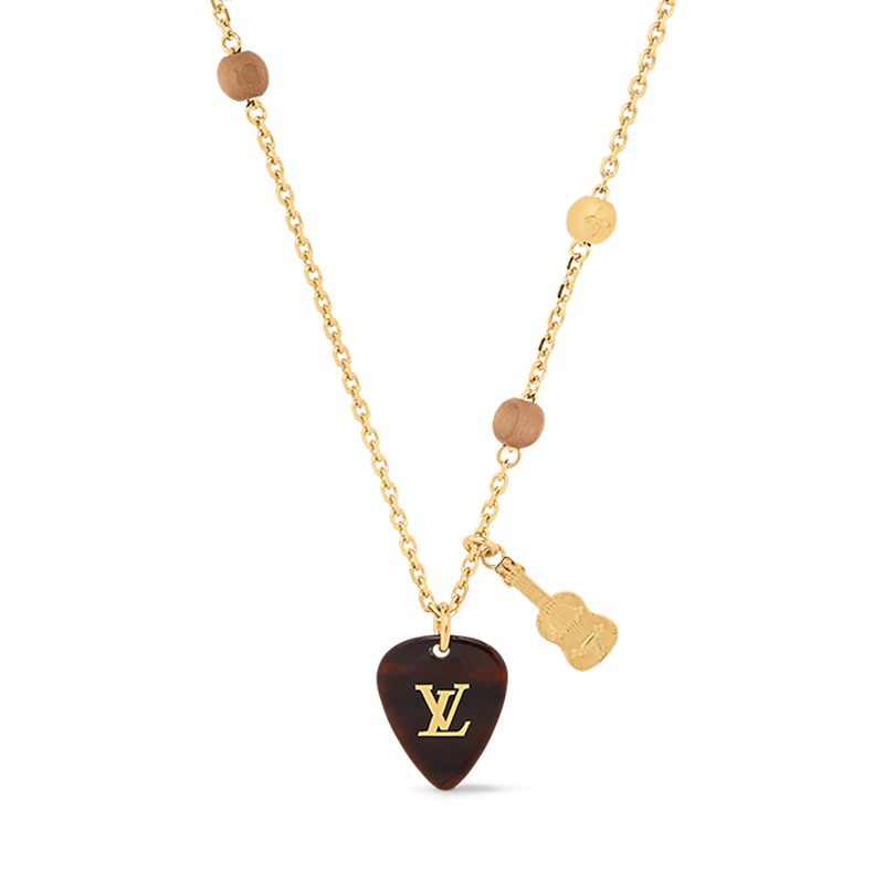 18K Louis Vuitton Picks Pendant Necklace