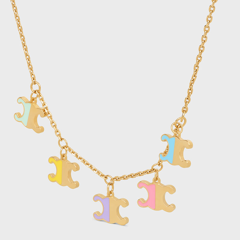 18K Celine Teen Charms Necklace