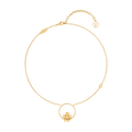 18K Louis Vuitton Vivienne Swinging Necklace