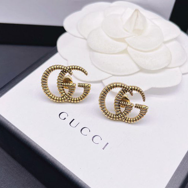 18K Double Gucci Earrings