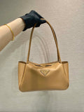 PRADA 28 LARGE BEIGE CALFSKIN HANDBAG