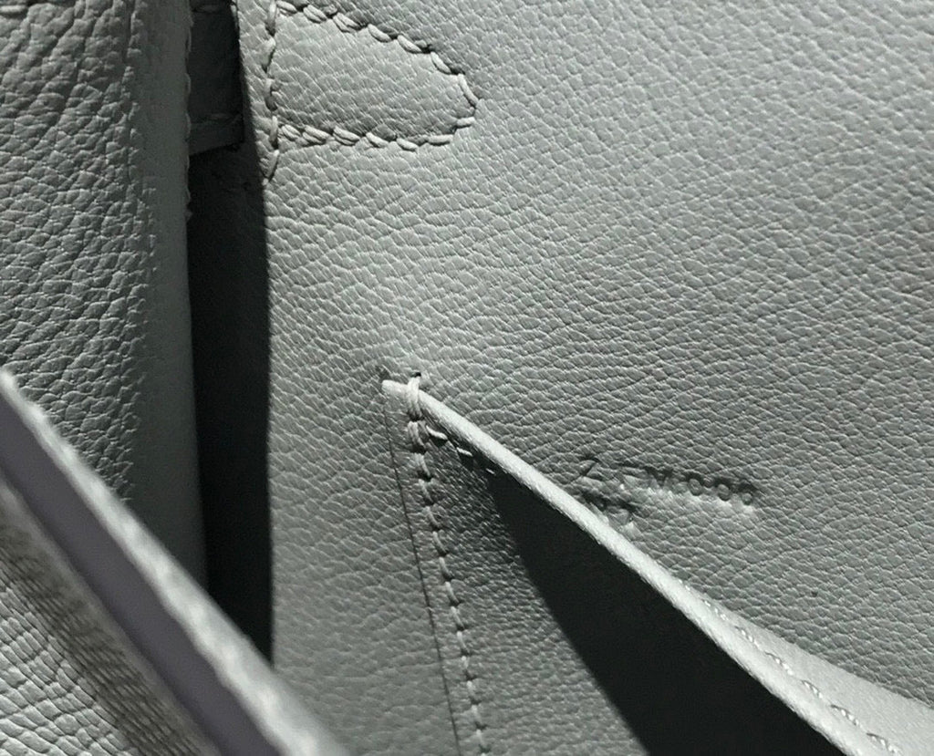 HERMES KELLY MINI 20 MEDIUM GREY EPSOM GOLD HARDWARE