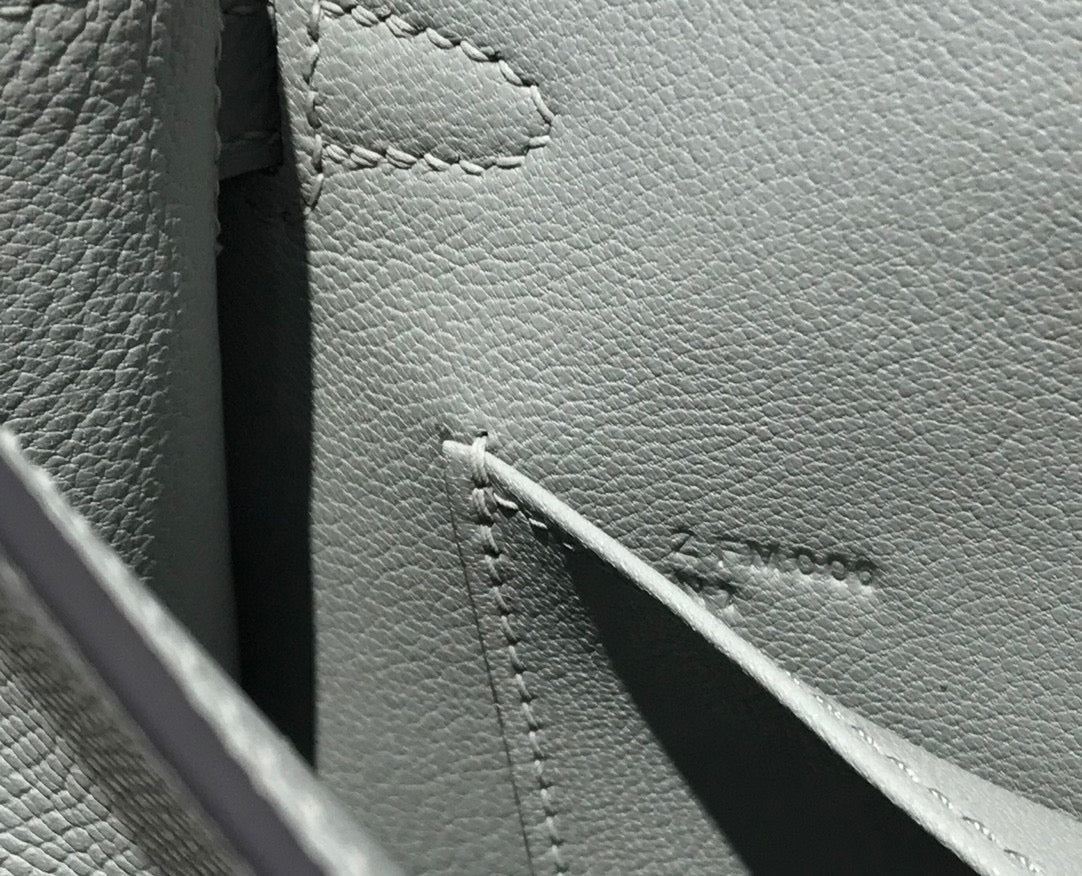 HERMES KELLY MINI 20 MEDIUM GREY EPSOM GOLD HARDWARE