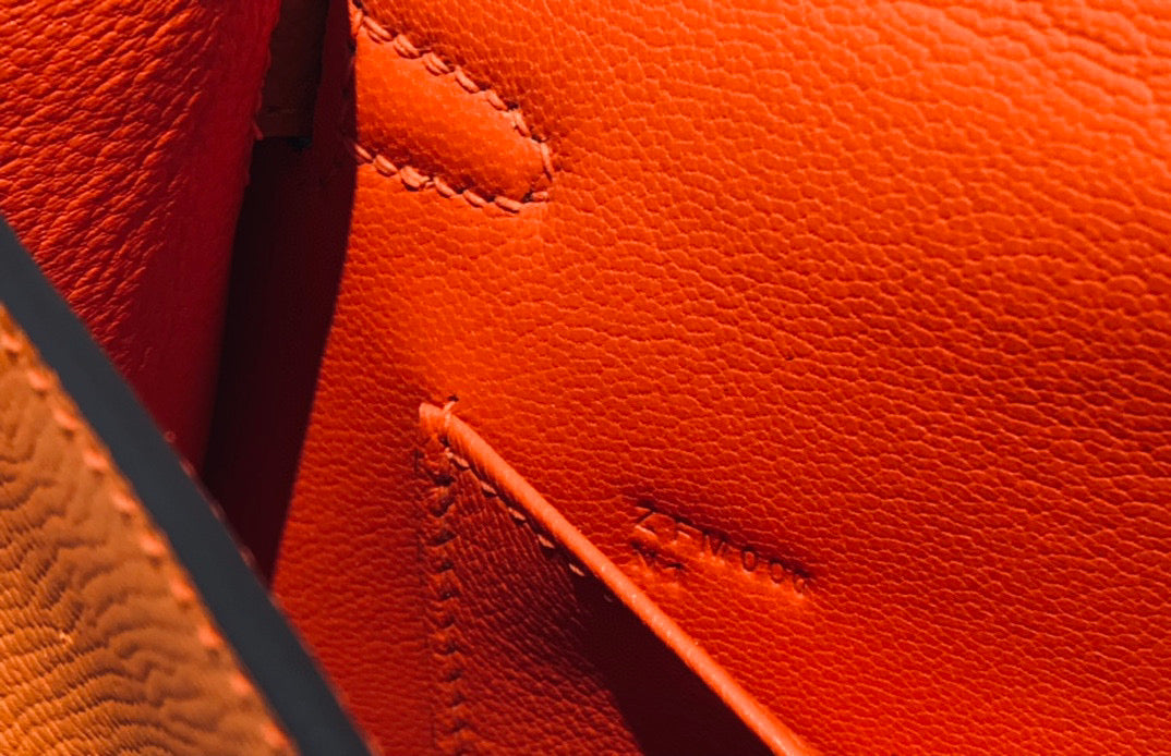 HERMES KELLY MINI 20 ORANGE EPSOM GOLD HARDWARE