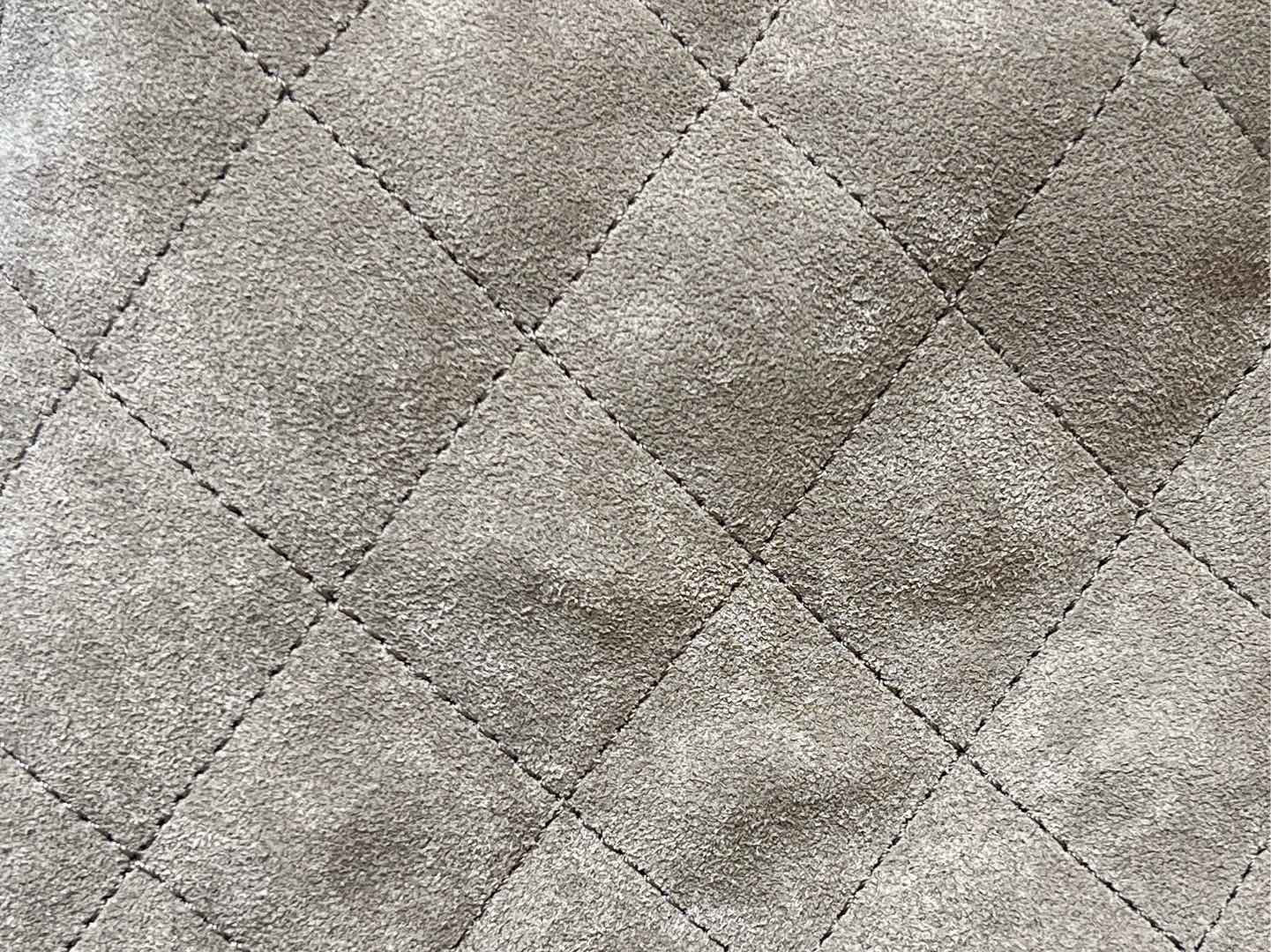 CHANEL 25 HANDBAG IN GREY 30 SUEDE GOLD HARDWARE