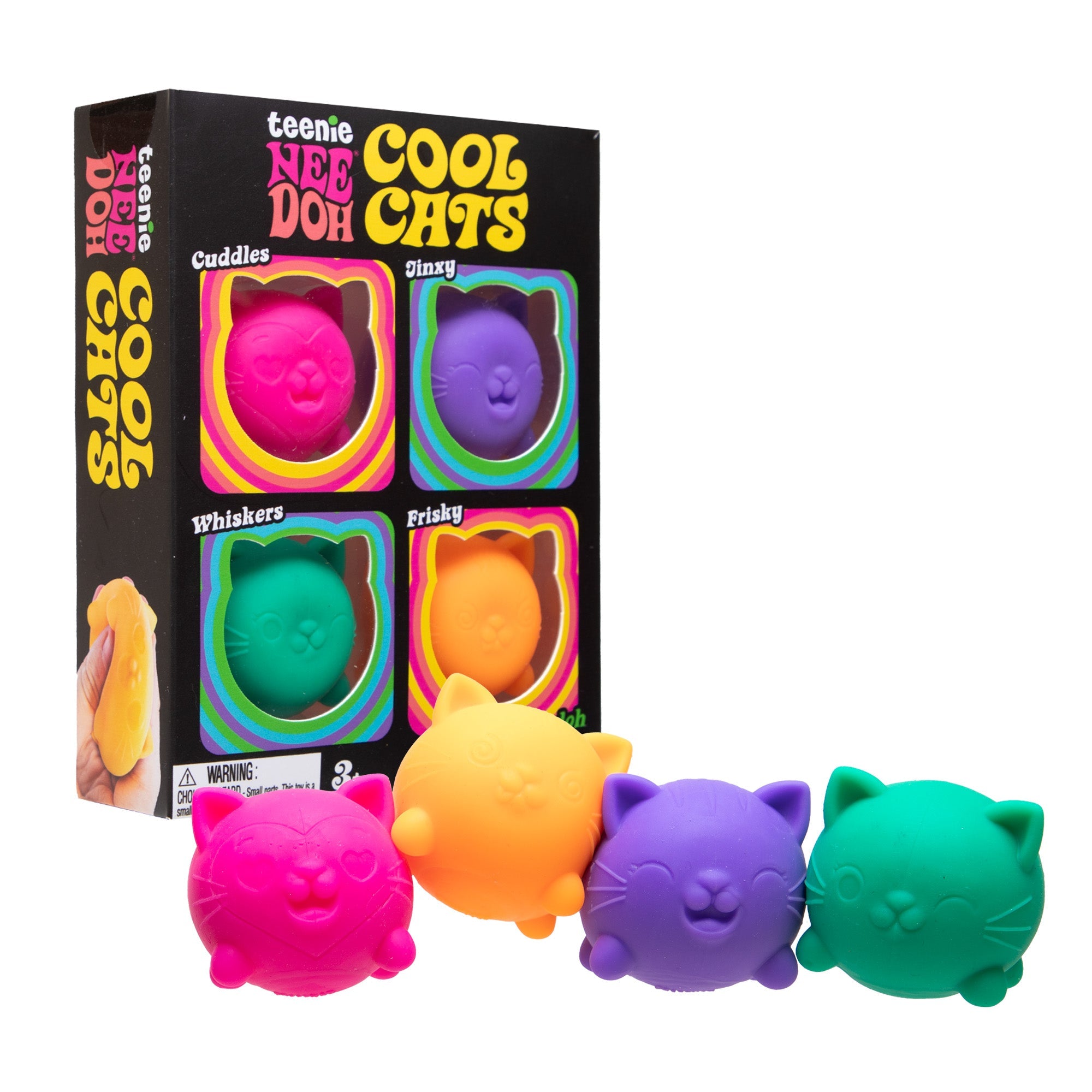 NeeDoh Teenie Cool Kittens sensory toy
