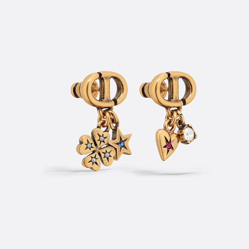 18K Dior Lucky Charms Earrings