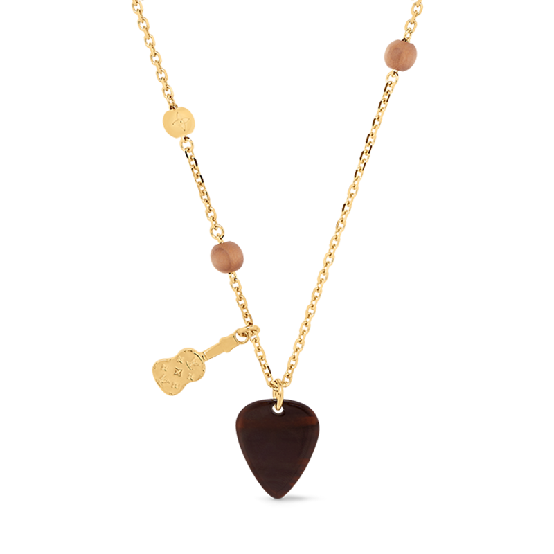 18K Louis Vuitton Picks Pendant Necklace