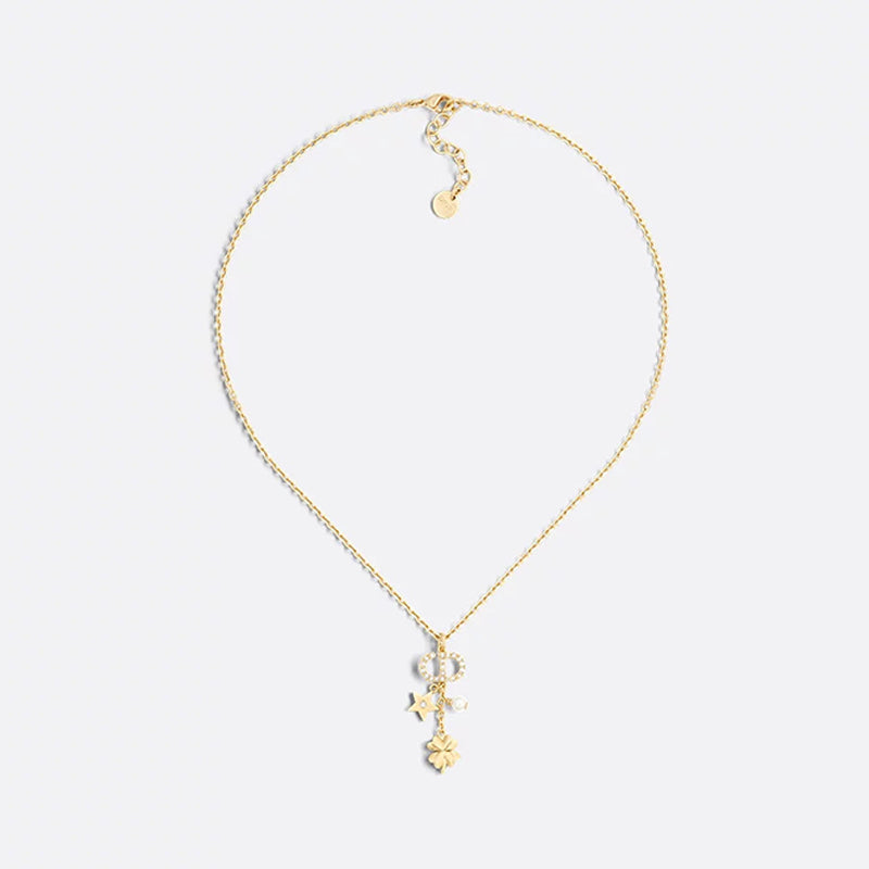 18K Petit Dior Lucky Charms Necklace