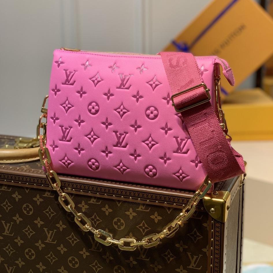 LOUIS VUITTON COUSSIN PM H27 PINK PURPLE