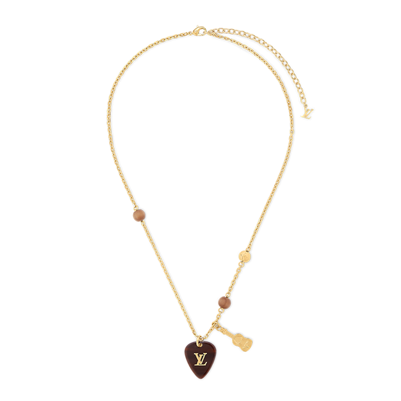 18K Louis Vuitton Picks Pendant Necklace
