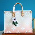 LOUIS VUITTON ONTHEGO MM BRUME GRAY MONOGRAM GIANT COATED CANVAS