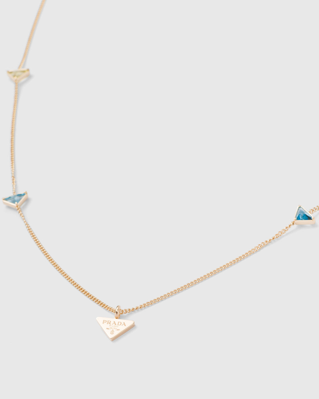 18K Prada Eternal Gold Semi-Precious Stones Necklace