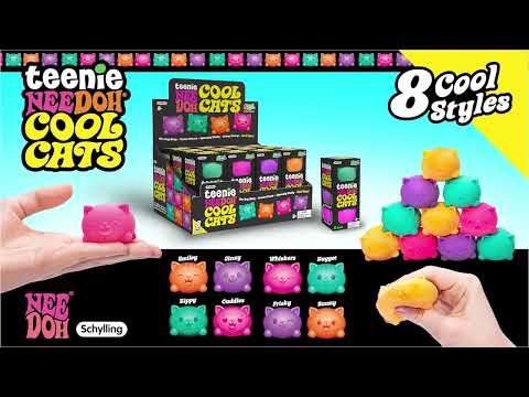 NeeDoh Teenie Cool Cat sensory toy