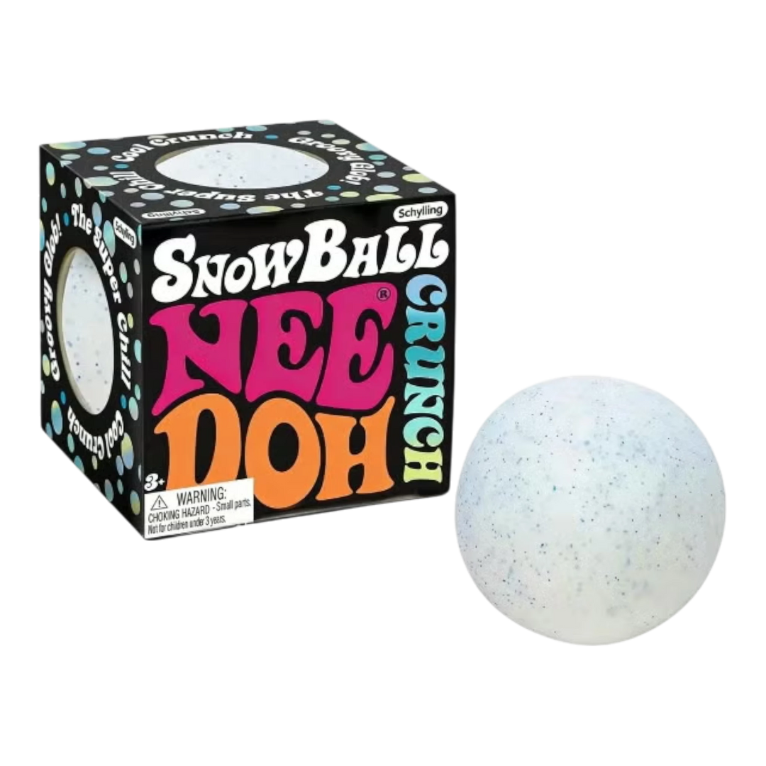 NeeDoh Snow Ball Crunch sensory toy
