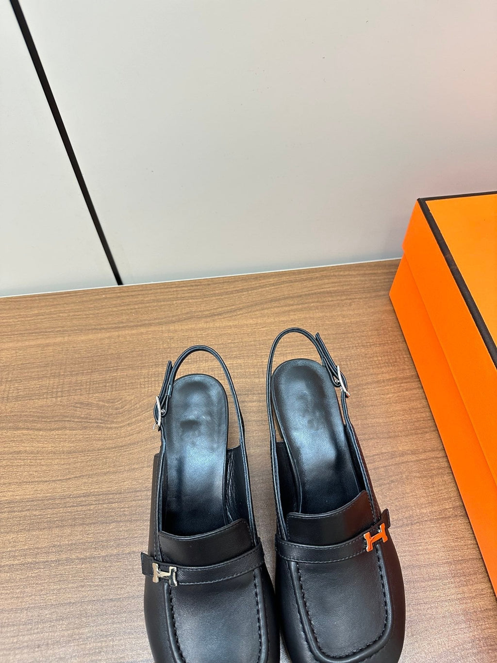 HERMES Infinie 50 pump black
