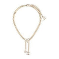18K  Chanel Rhinestone Star Chain Necklace