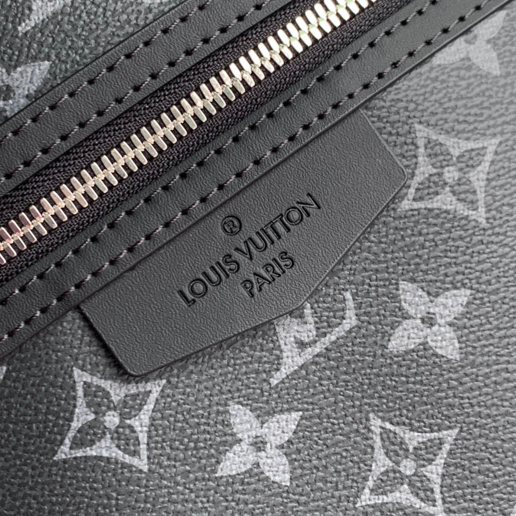 LOUIS VUITTON DISCOVERY SLIM BACKPACK 38 IN BLACK MONOGRAM ECLIPSE COATED CALFSKIN