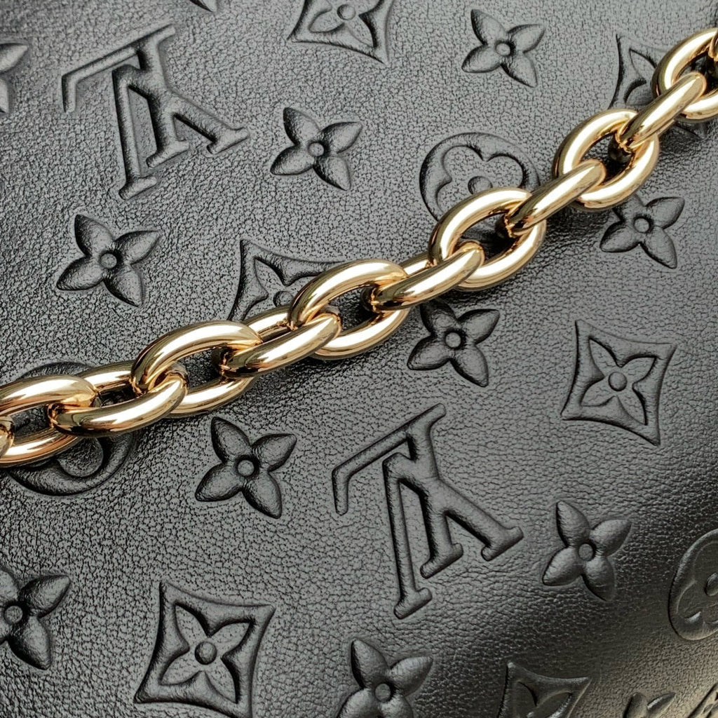 LOUIS VUITTON MONTSOURIS BACKPACK 27 IN BLACK MONOGRAM BOLD COATED CALFSKIN