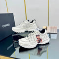CHANEL TRAINERS SNEAKER IN WHITE CALFSKIN WITH STICKER 238623