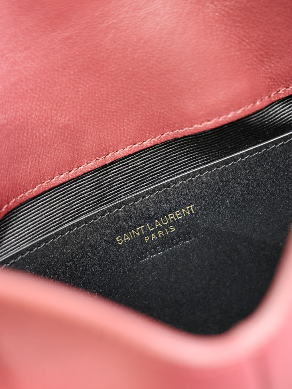 YSL 25S CALYPSO MINI 19 IN BURGUNDY CALFSKIN GOLD HARDWRE