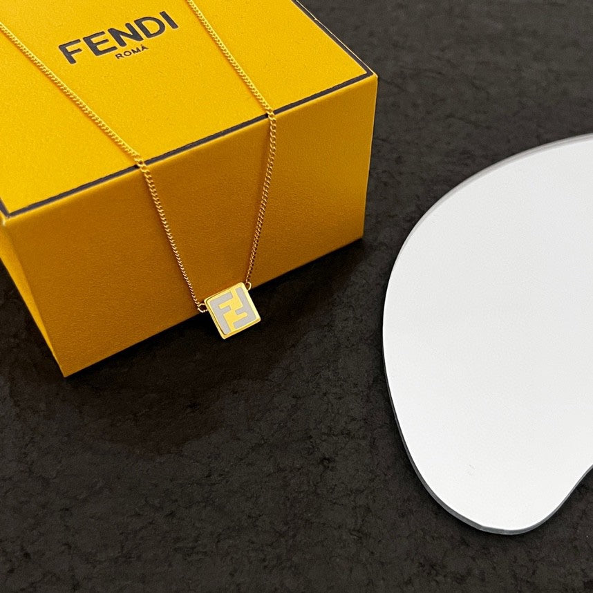 18K Fendi Forever Pink Necklace