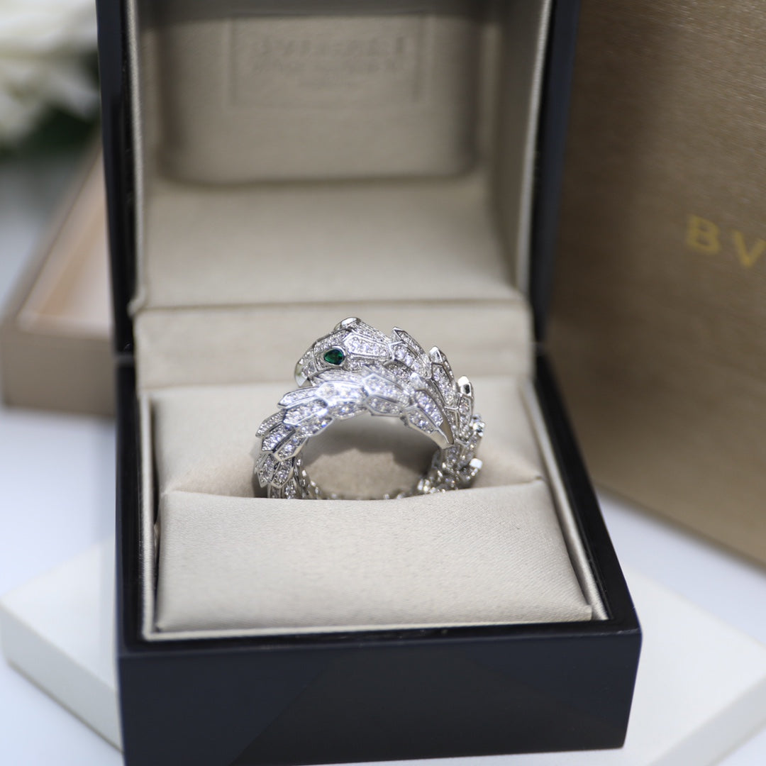 18K BVLGARI Serpenti Tubolari Ring