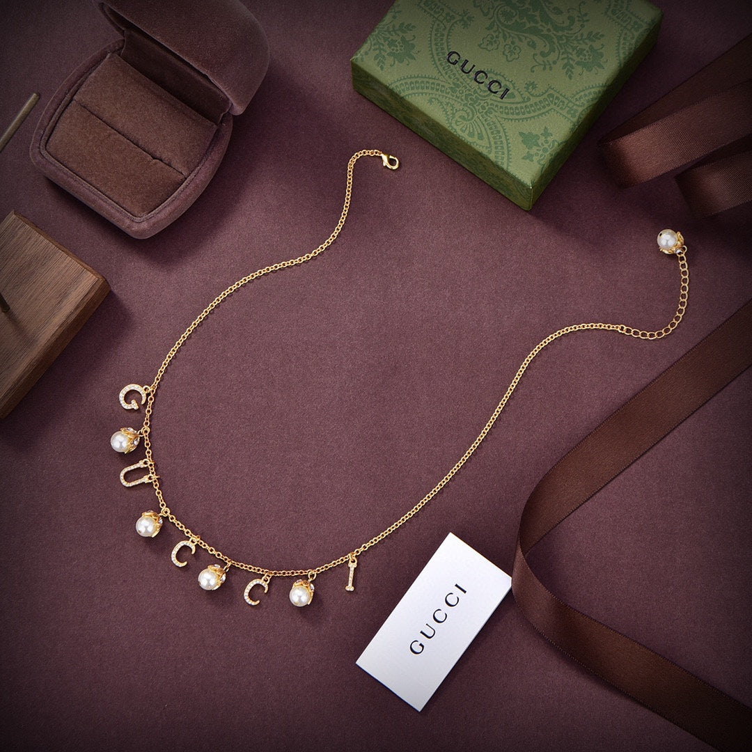 18K Double Gucci Fashion Show Chain Necklace
