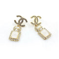 18K  Chanel Perfume Bottle Earrings