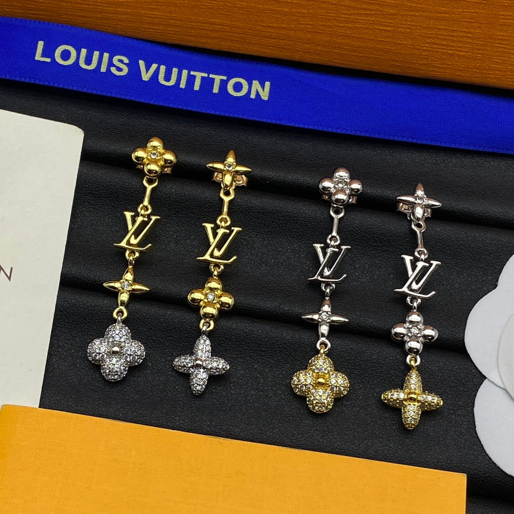 18K Louis Vuitton Blossom Long Earrings