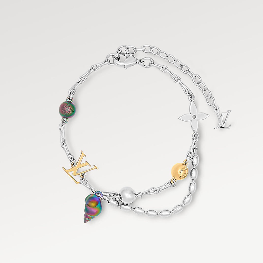 18K Louis Vuitton Shell Bracelet